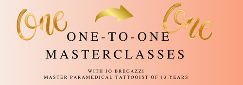One-to-one Masterclasses with Jo Bregazzi master paramedical tattooist of 13 years